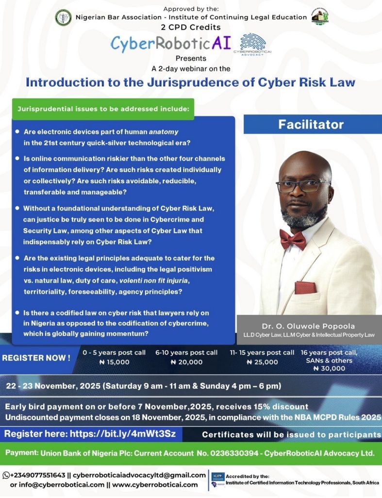 Introduction to the Jurisprudence of Cyber Risk Law