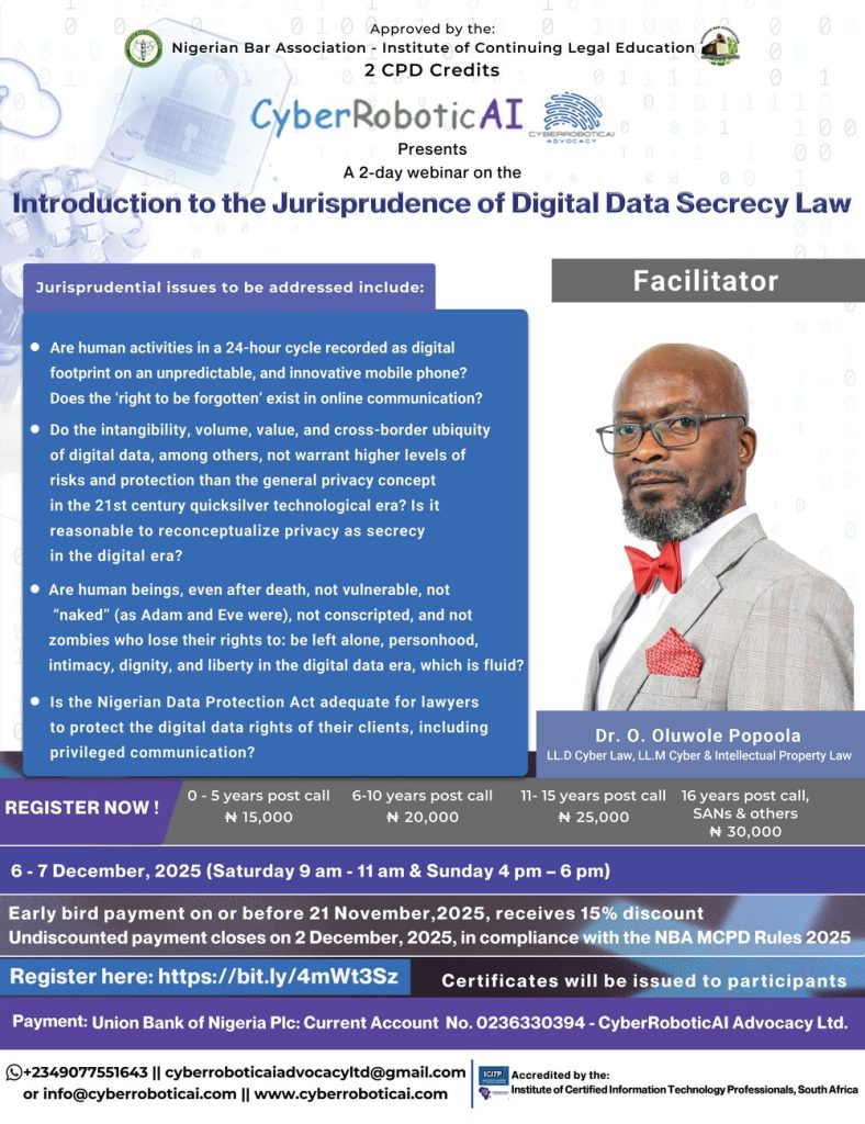 Introduction to the Jurisprudence of Digital Data Secrecy Law